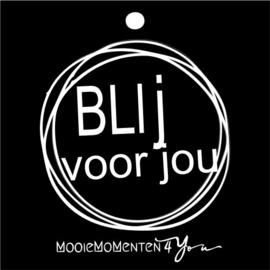 MM4Y Wenskaartje ''Blij voor jou''