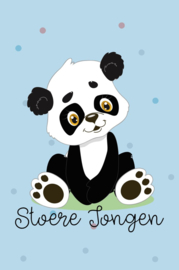 Panda Stoer Jongen -Blauw 55MM X85MM