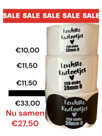 Stickers PE ronde stickerSet