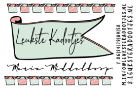 Visitekaartjes dubbelzijdig 55mm X 85mm