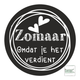 Zomaar omdat je het verdient