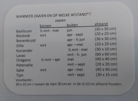 Kruidentuin in een blikje