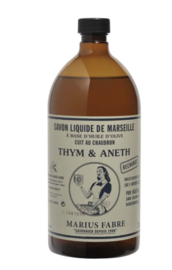 Thijm Dille zeep 1 liter navulfles- Marius Fabre