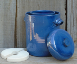 Zuurkoolpot Blauw 4 liter