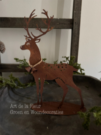 Hert | Roestig hert 30 cm hoog  model B