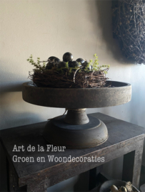 Plateau Thorbe op voet Small 35 x 18 Luksa