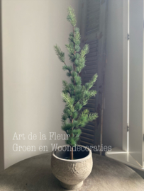 Kunst boom fijn spar 88 cm ( excl pot ) Mt M
