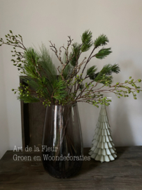 Kunst boeket Kerst ong 70 a 80 cm