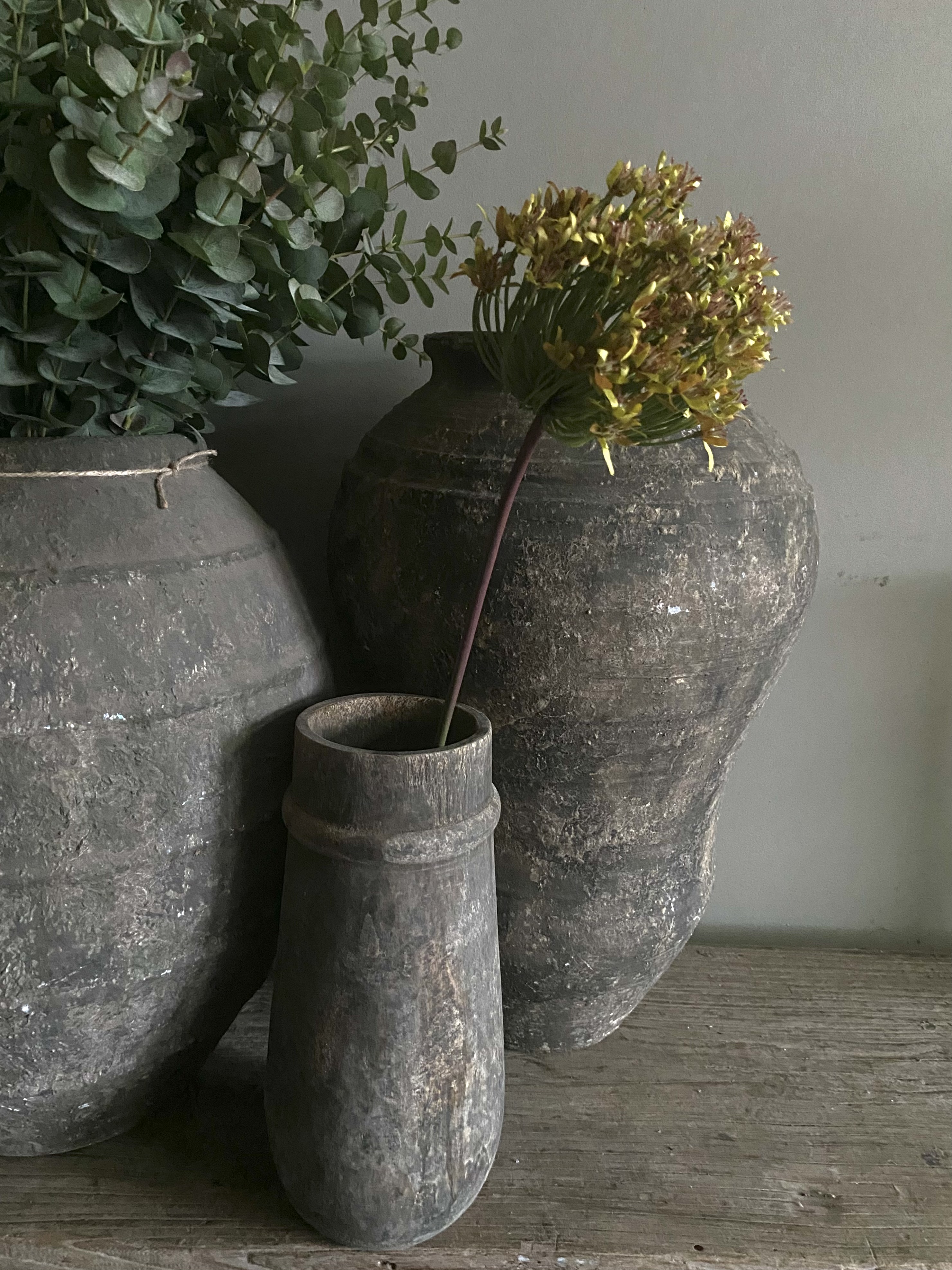 Allium groen | geel  86 cm