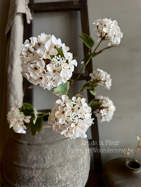 Kunst tak Hydrangea Wit prachtig vol 95 cm