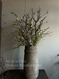 Kunst boeket Birch takken, bloesem , Asparagus en Berk excl vaas