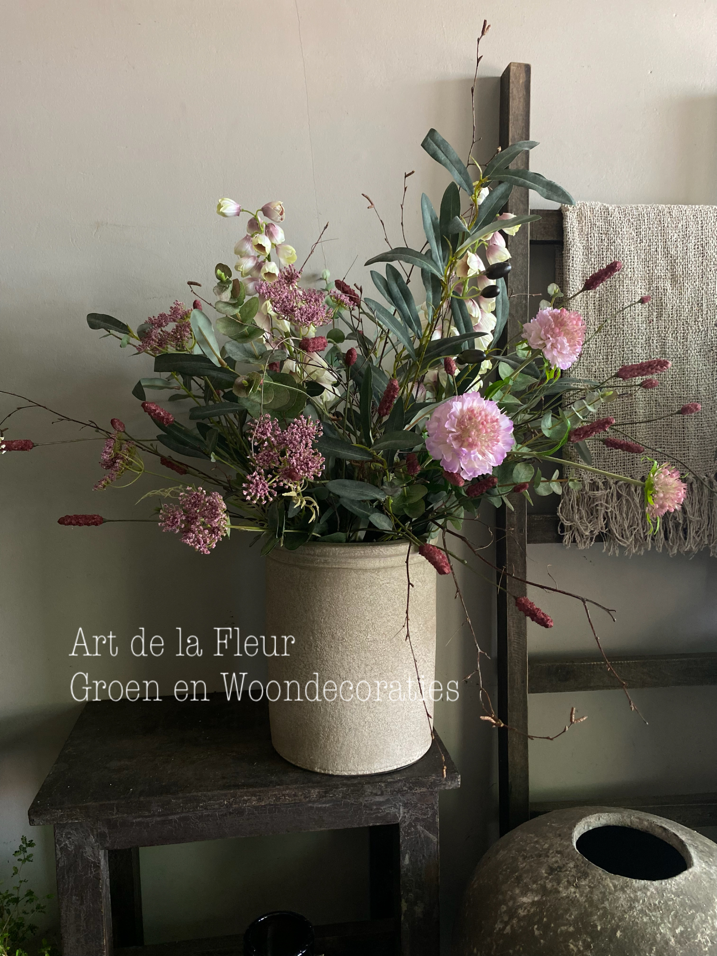 Kunstboeket zomerse sferen