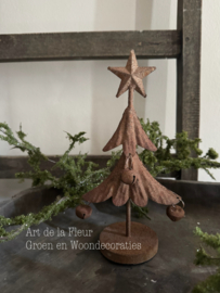 Boom | Kerstboom roest maat S 11.5 x 7 x 22.5 cm