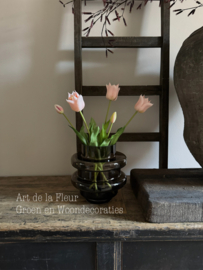 Real touch kunst Tulpen Soft Pink 5 stuks 45 cm