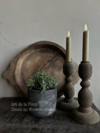 Beton pot rond 11 x 11.5 Antraciet