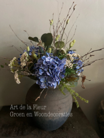 Kunstboeketje Blauw