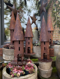 Vogelvoeder | decoratie huis van roest zwaar !  Maat L