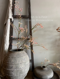 Rose Hip Spray | Zacht Roze 9-vertakkingen 123 cm