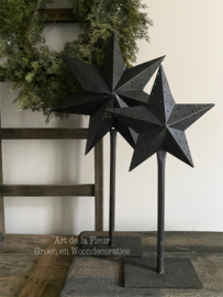 Metalen ster op voet | Small 59 cm