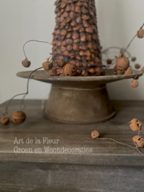 Najaars | Kerst boom van Dennenappel stukjes 60 x 20 cm