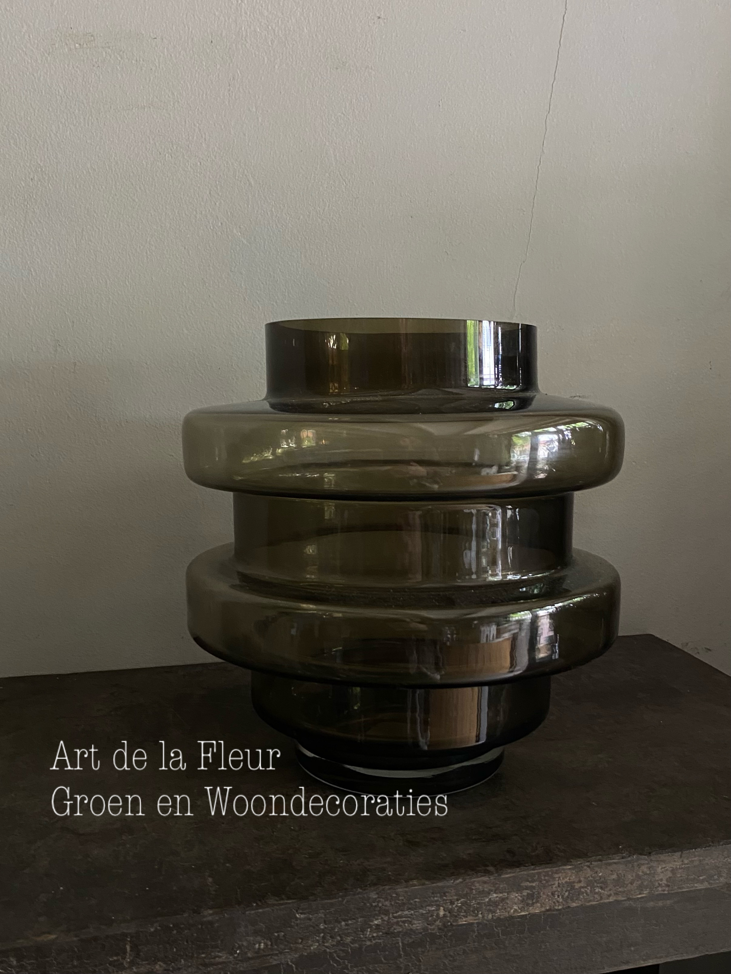 Vaas Disk bruin 23 x 23 x 23