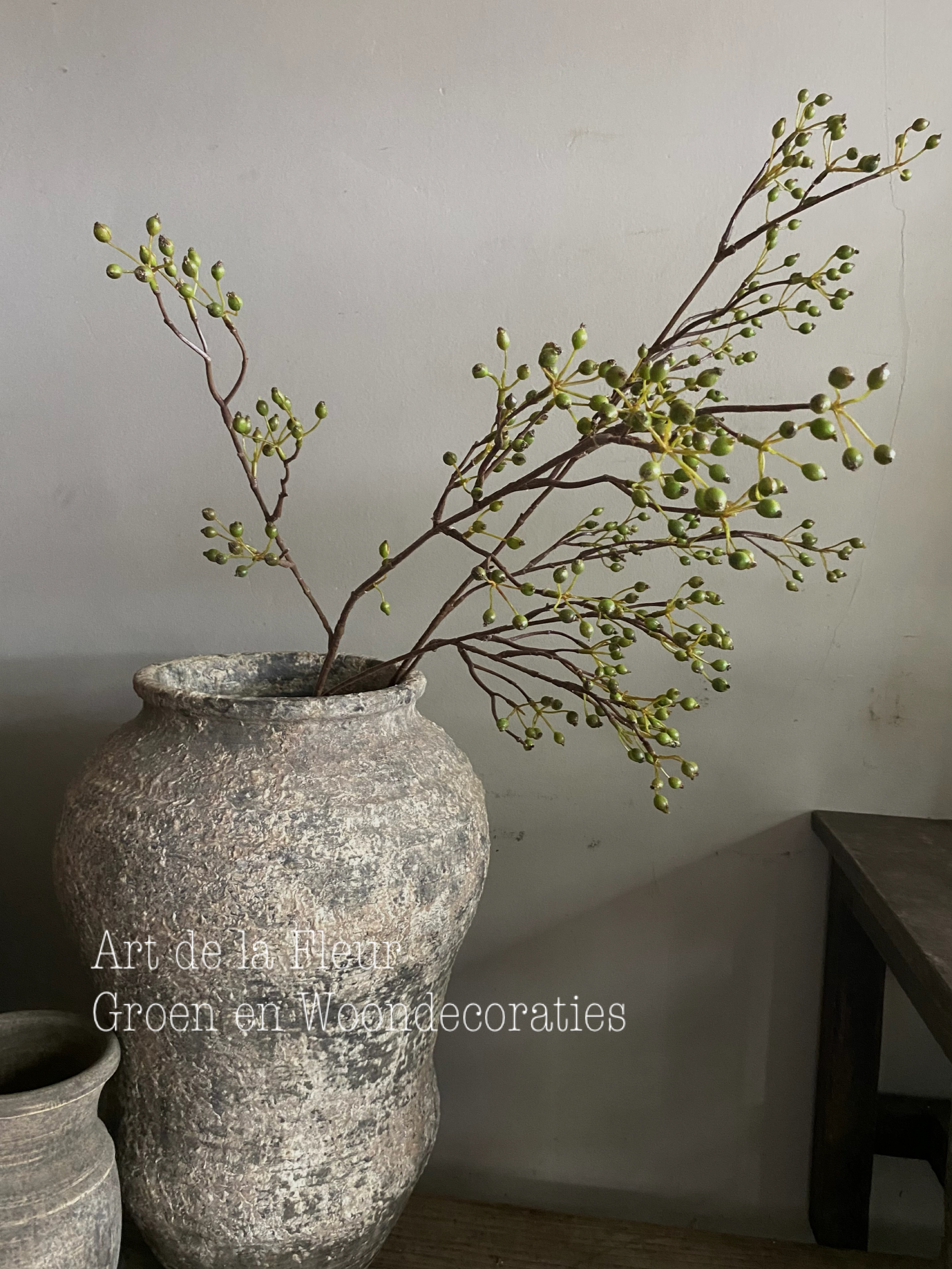 Rozenbotteltak warm Groen 100 cm