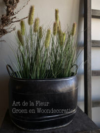 Gebruikte in zeer goede staat metalen bak 28 x 43 x 24