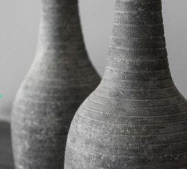 Clay bottle Emily large | cement