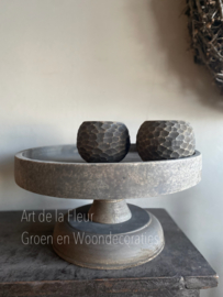 Houten Waxinehouder Buru Dot | Island Collection