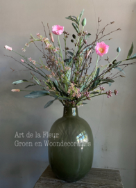 Kunst boeket Light Pink excl vaas