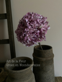 Hortensia Pink - lila  soft dried look 82 cm