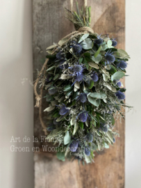 Toef Blauwe Distels extra vol 25 cm