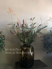 Kunst boeket rozenbottel excl vaas