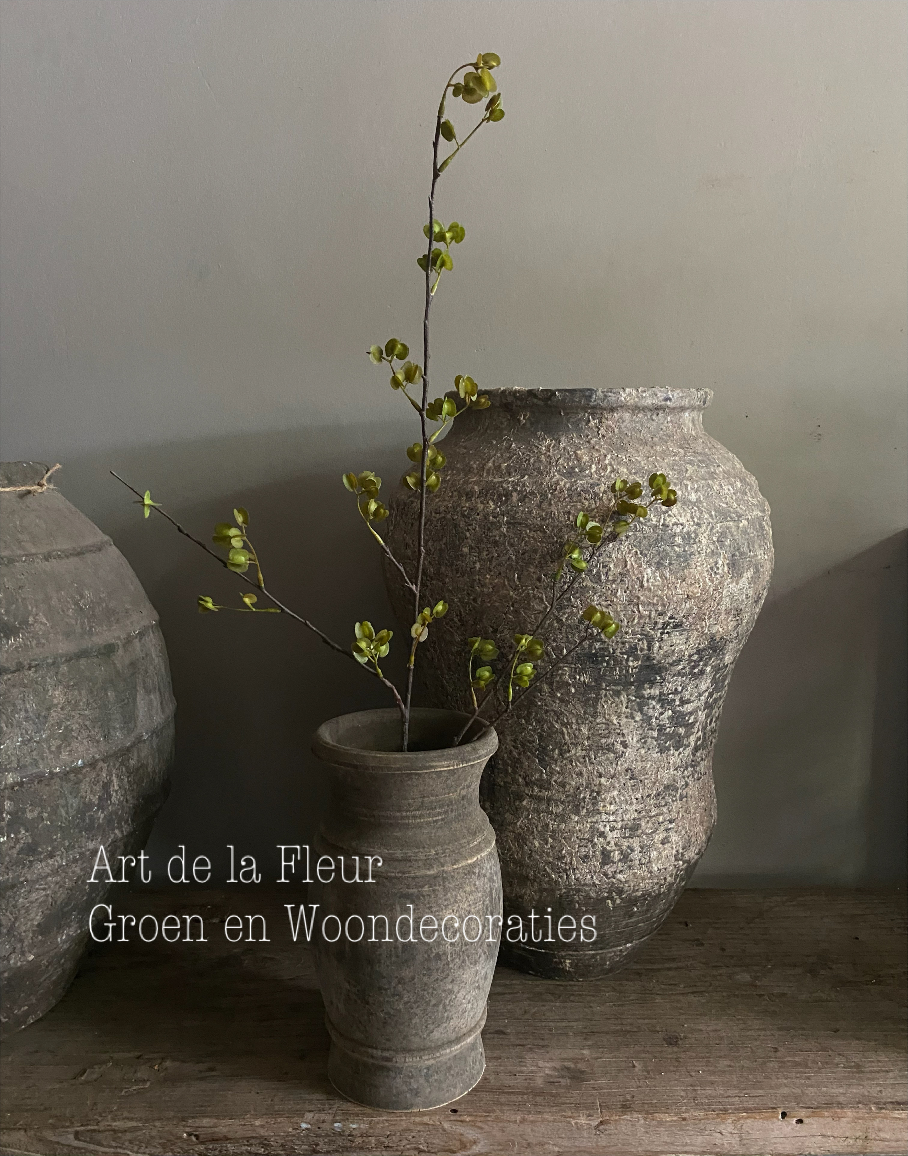 Elm Seed warm groen 84 cm