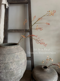 Rose Hip Spray | Oranje Rood 9-vertakkingen 110 cm