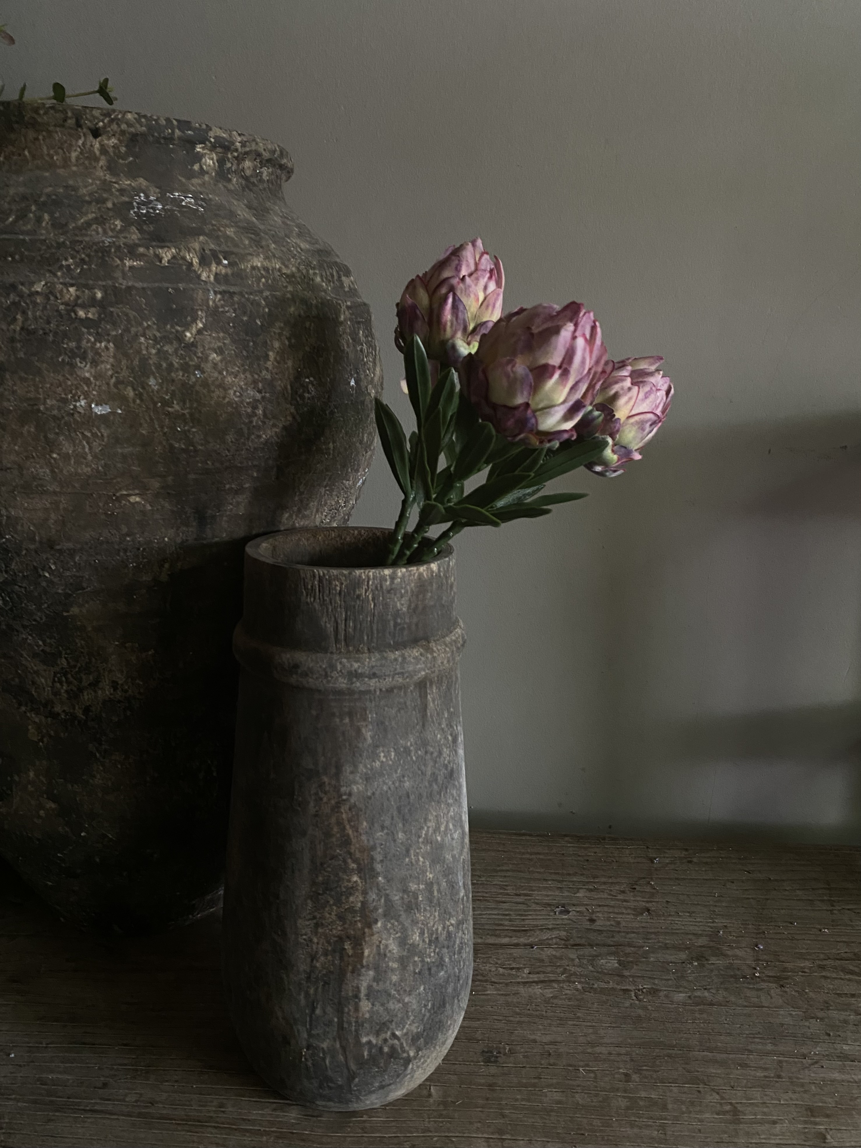 3 x Artisjok 36 cm roze