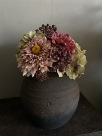 Kunstboeketje geschikt voor een pot met een opening van 10 a 12 cm
