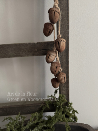 Hanger | Eikels roest 7 x 3.5 x 45 cm