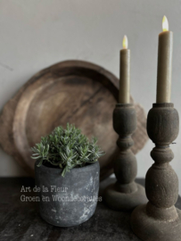 Beton pot rond 11 x 11.5 Antraciet
