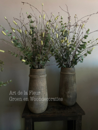 Kunst boeket Eucalyptus | Berk en Pimpernel excl vaas