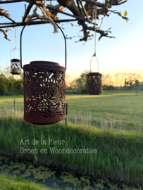 Roestige lampionnen maat M