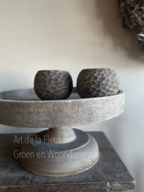 Houten Waxinehouder Buru Dot | Island Collection