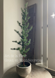 Kunst boom fijn spar 120 cm ( excl pot ) Mt L