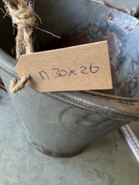 Oud uitziende emmer  N 30 x 26