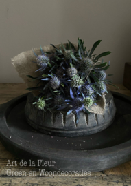 Mini Toefje | Blauw disteltoefje M met doek