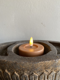 Groot Waxinelicht Amber 6,5 x 2,5 cm