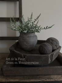 Steker | Varen bos grijstinten 36 cm steel mee gemeten