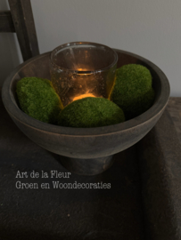 Kunst | Mos bolletje 1 stuk licht groen