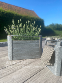 Opbergbox | planter Ids Zink drie delig 26 x 36 x 25