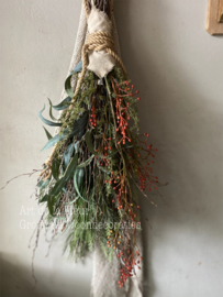 Kunst Kerst toef lang en smal
